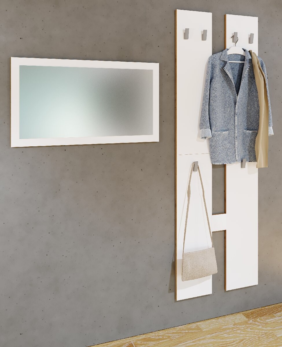 VCM Šatní skříň „Salia M“, bílá