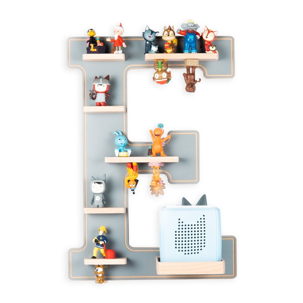 VCM Police Boarti Tonie - písmeno E, šedá