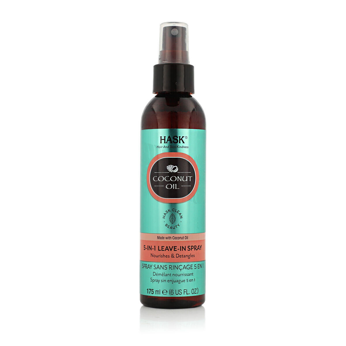 HASK Coconut Oil 5-In-1 Leave-In Spray vyživující bezoplachový sprej na vlasy 175 ml unisex