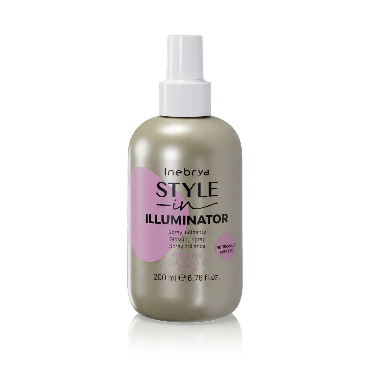 Inebrya Style-In Illuminator stylingový vlasový sprej pro vyhlazení a lesk 200 ml unisex