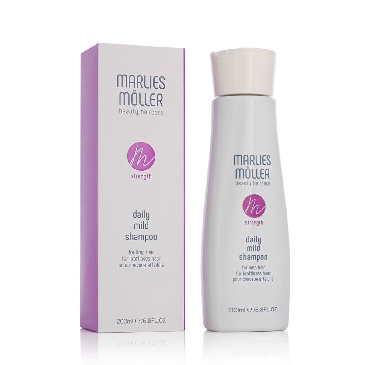 Marlies Möller Strength Daily Mild Shampoo posilující šampon pro zplihlé vlasy 200 ml unisex