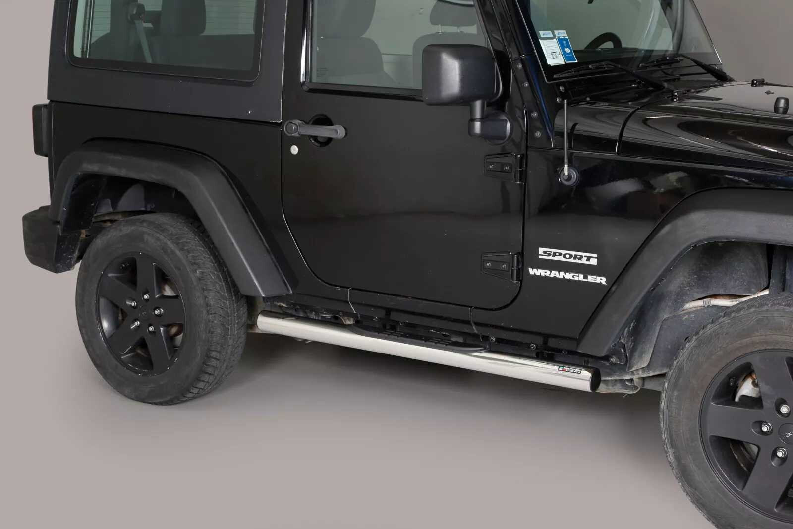 Misutonida Nerez boční nášlapy JEEP Wrangler 2011- 3 doors průměr 76