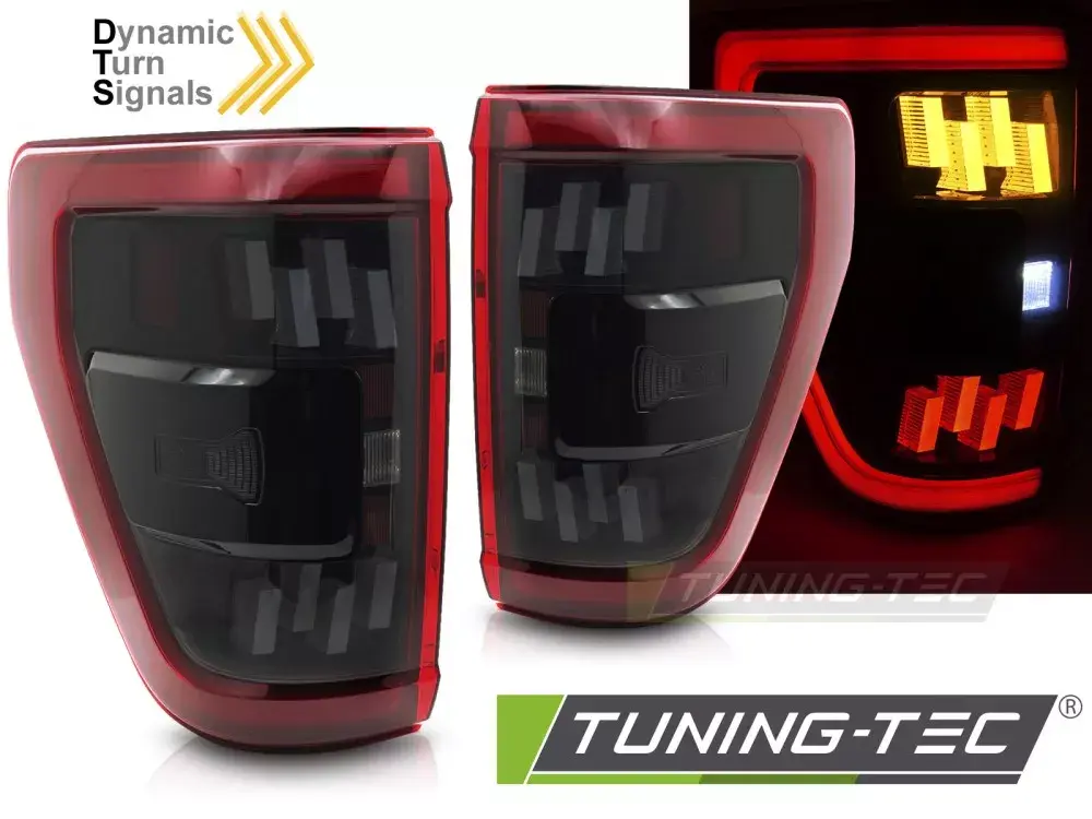 FULL LED TAIL LIGHTS RED SEQ fits FORD F150 MK14 20-23