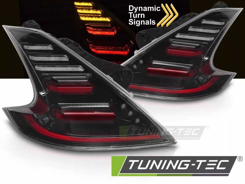 FULL LED TAIL LIGHTS BLACK fits NISSAN 370Z 09-20