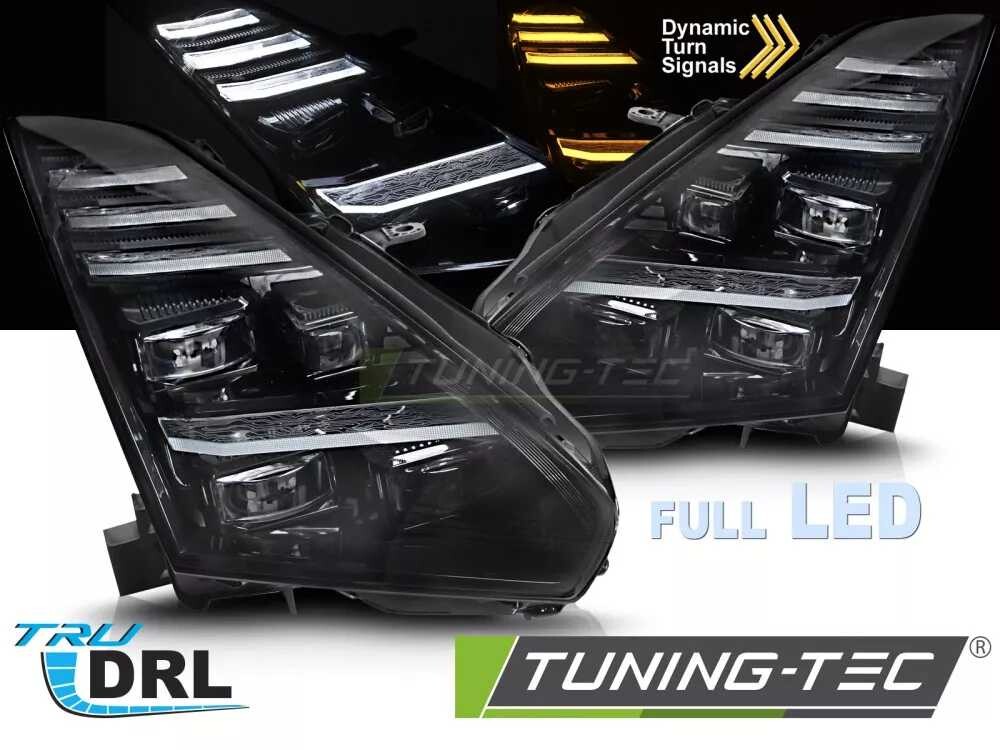 FULL LED HEADLIGHTS SEQ DRL fits NISSAN GT-R 08-23