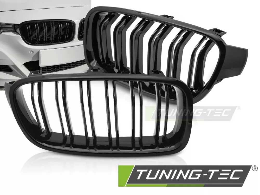 GRILLE SPORT GLOSSY BLACK DOUBLE BAR fits BMW F30 / F31 11-18
