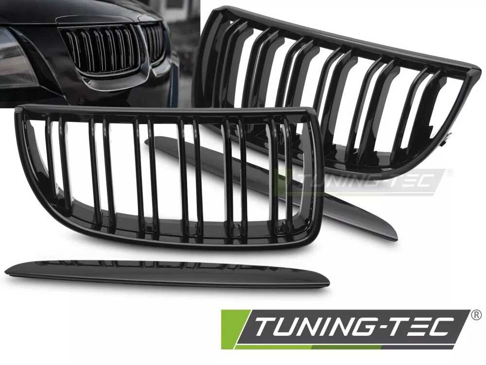 GRILLE SPORT GLOSSY BLACK DOUBLE BAR fits BMW E90 / E91 05-08