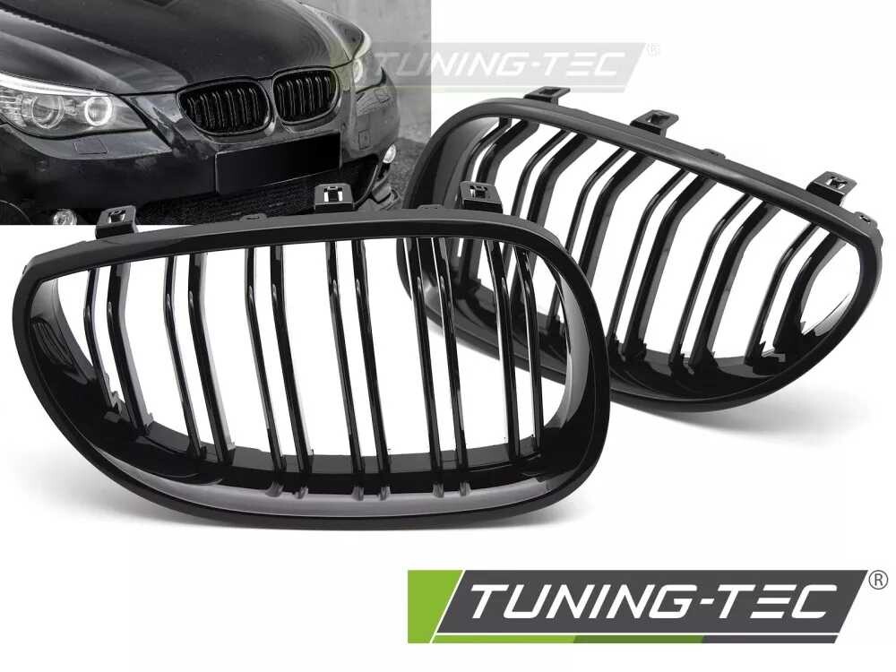 GRILLE SPORT GLOSSY BLACK DOUBLE BAR fits BMW E60 / E61 03-10