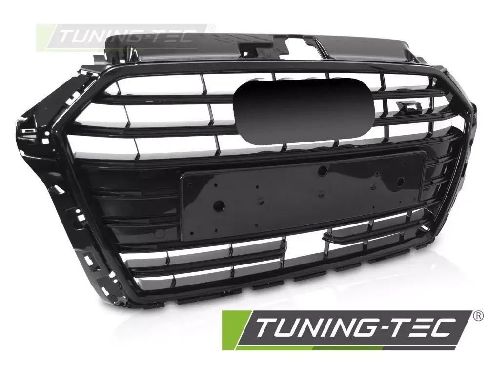 GRILLE SPORT S STYLE GLOSSY BLACK PDC ACC fits AUDI A3 8V 17-20