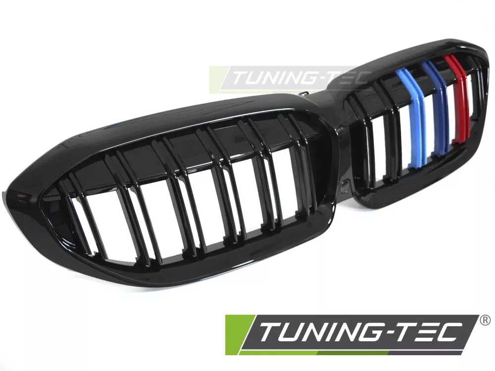 GRILLE SPORT GLOSSY BLACK TRI-COLOUR DOUBLE BAR fits BMW G20 / G21 19-22