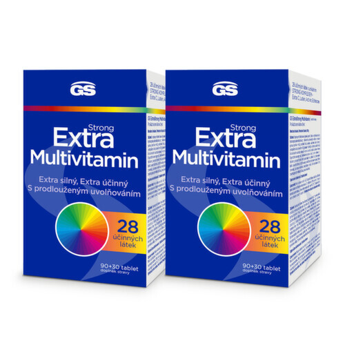 GS Extra Strong Multivitamin tbl.90+30 - balení 2 ks