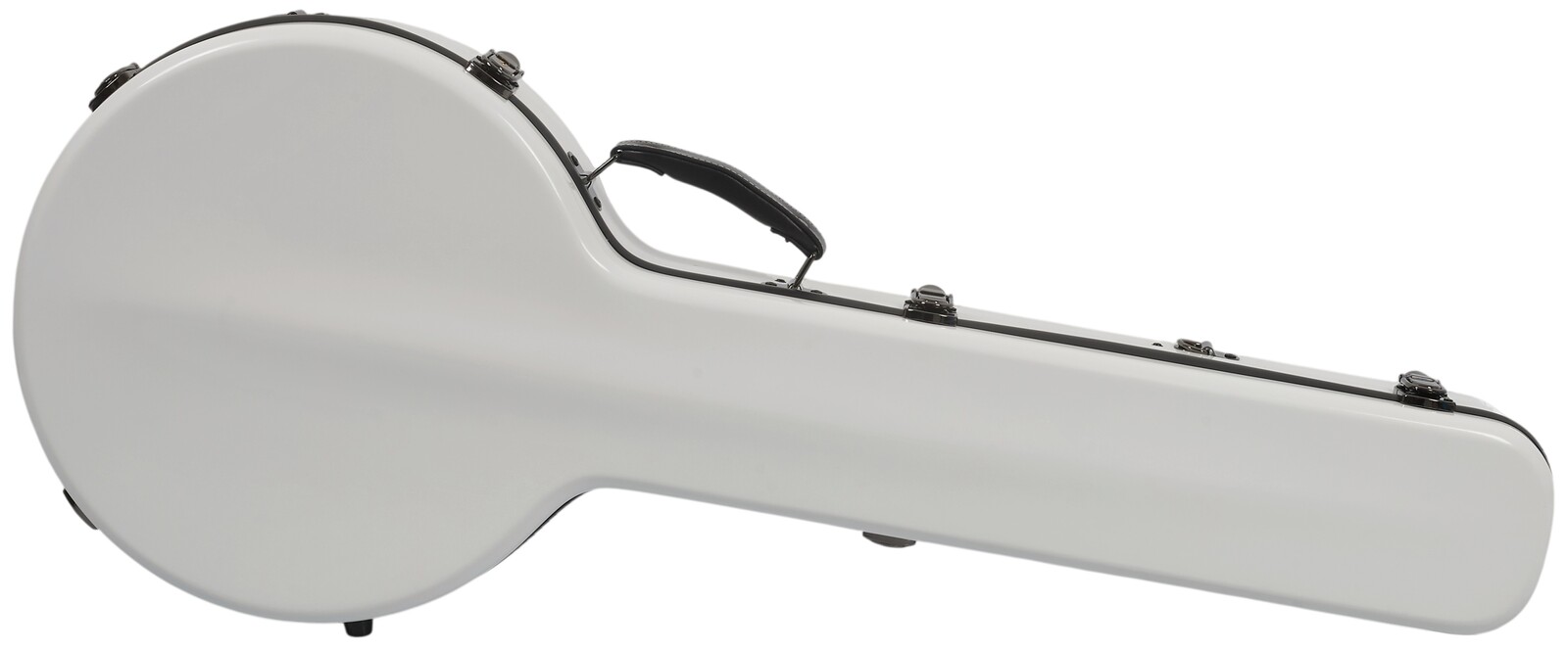 Razzor Fiberglass Banjo Case White