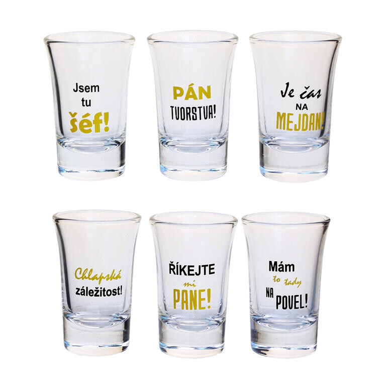 Sada 6 odlivek CHLAPSKÁ ZÁLEŽITOST 40 ml