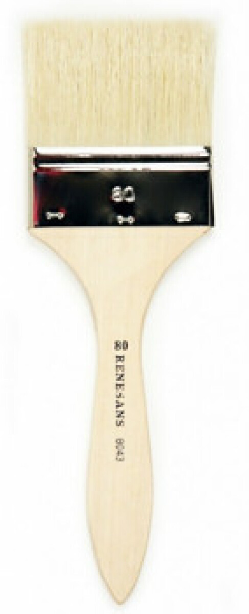 Přírodní široký štětec Renesans 8043 dlouhý – velikost 50