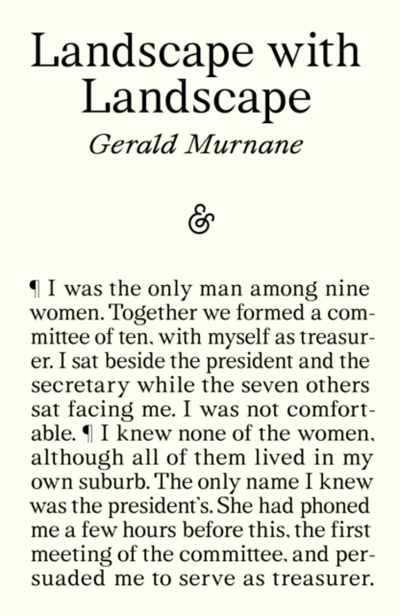 Landscape with Landscape - Gerald Murnane