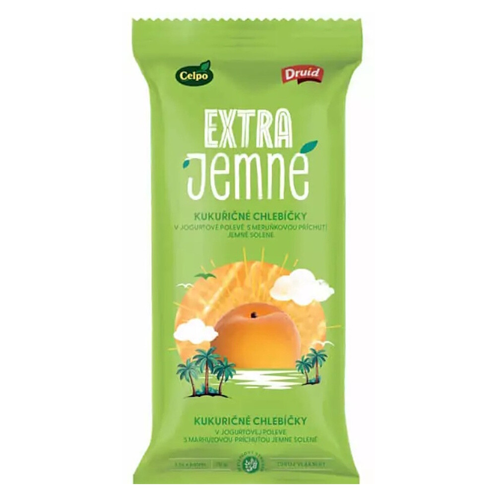 CELPO Extra jemné kukuřičné chlebíčky jogurt meruňka 70 g