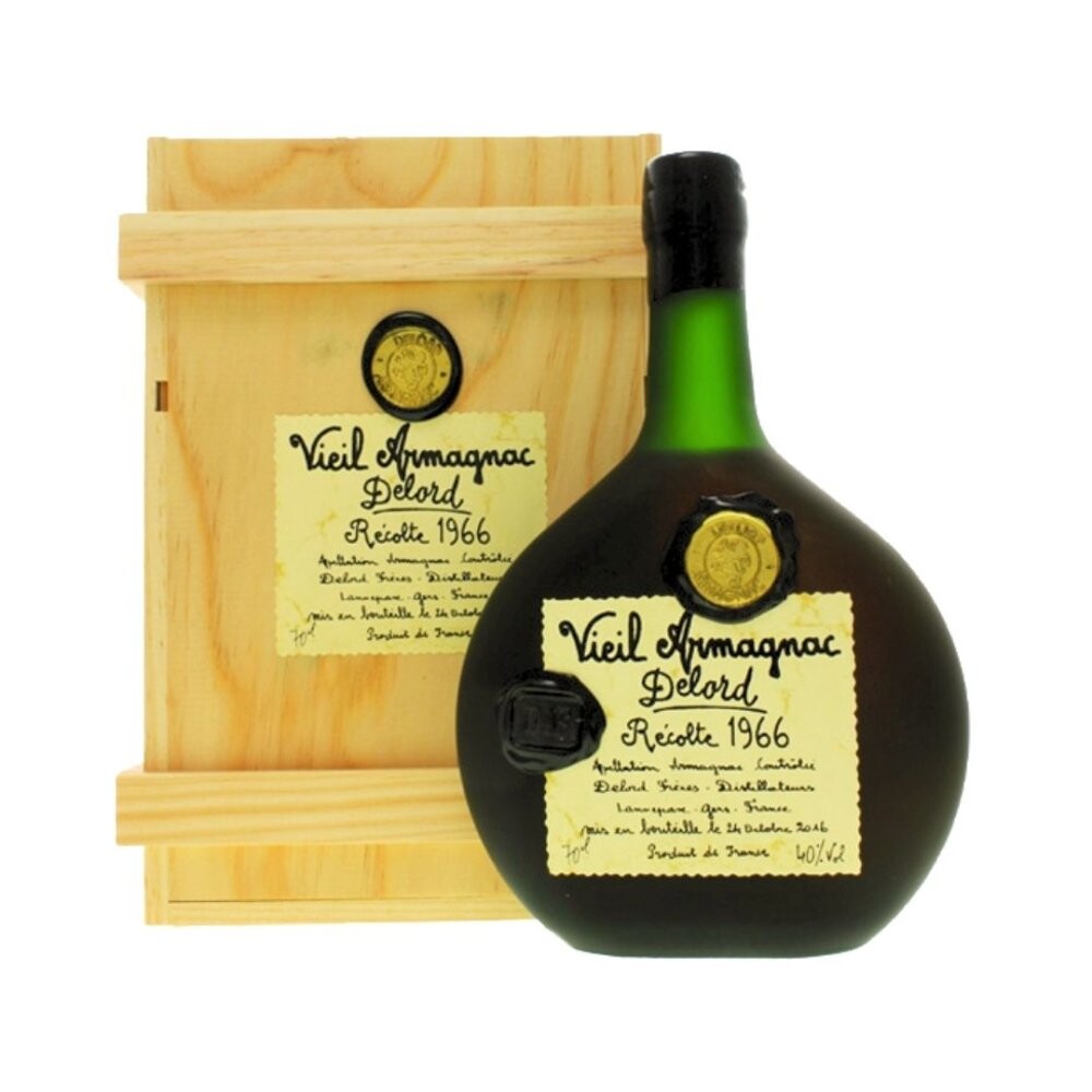 Armagnac Delord 1966 0,7l 40% Dřevěný box