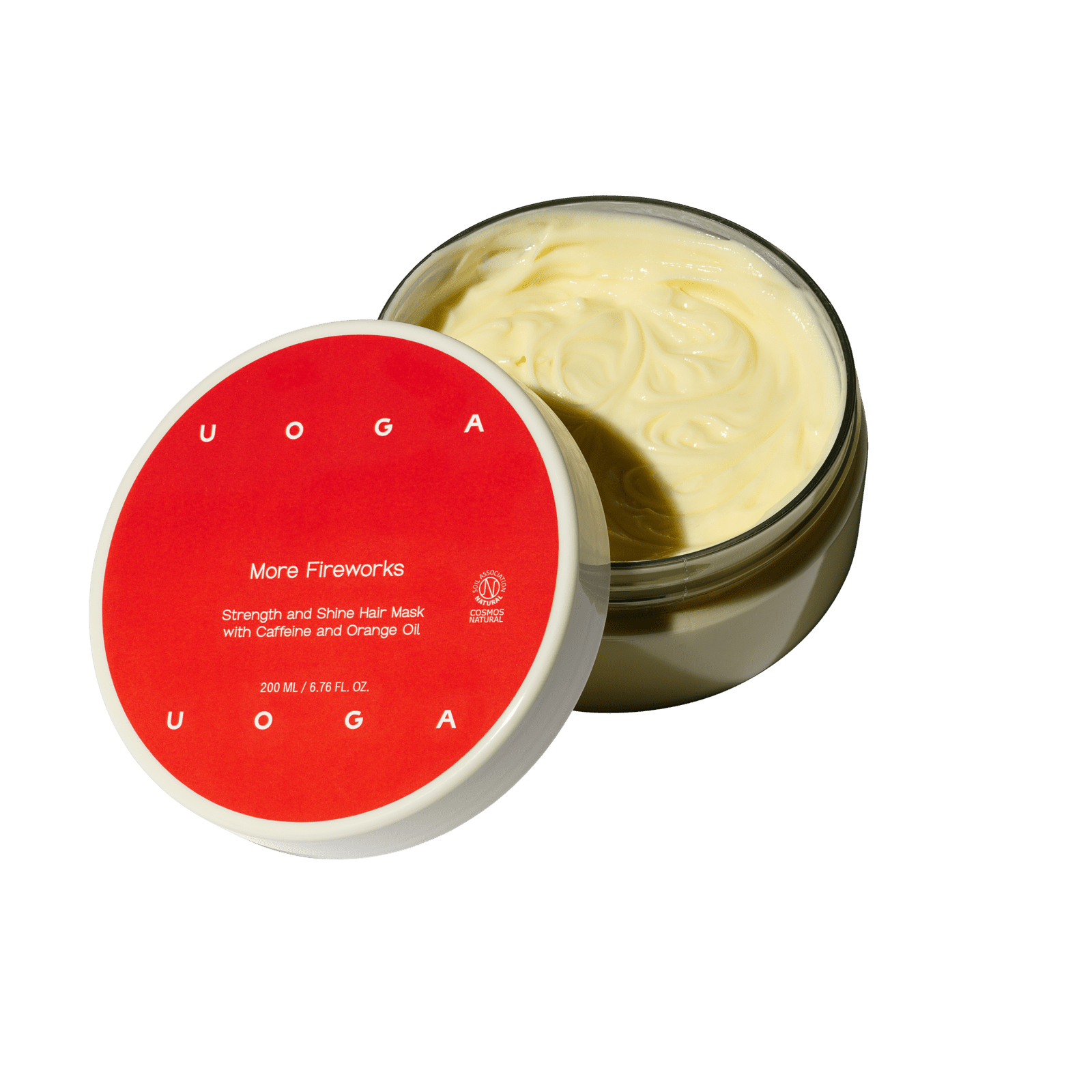 Uoga Uoga Maska pro posílení a lesk vlasů More Fireworks (200 ml) - pomoc pro slabé vlasy