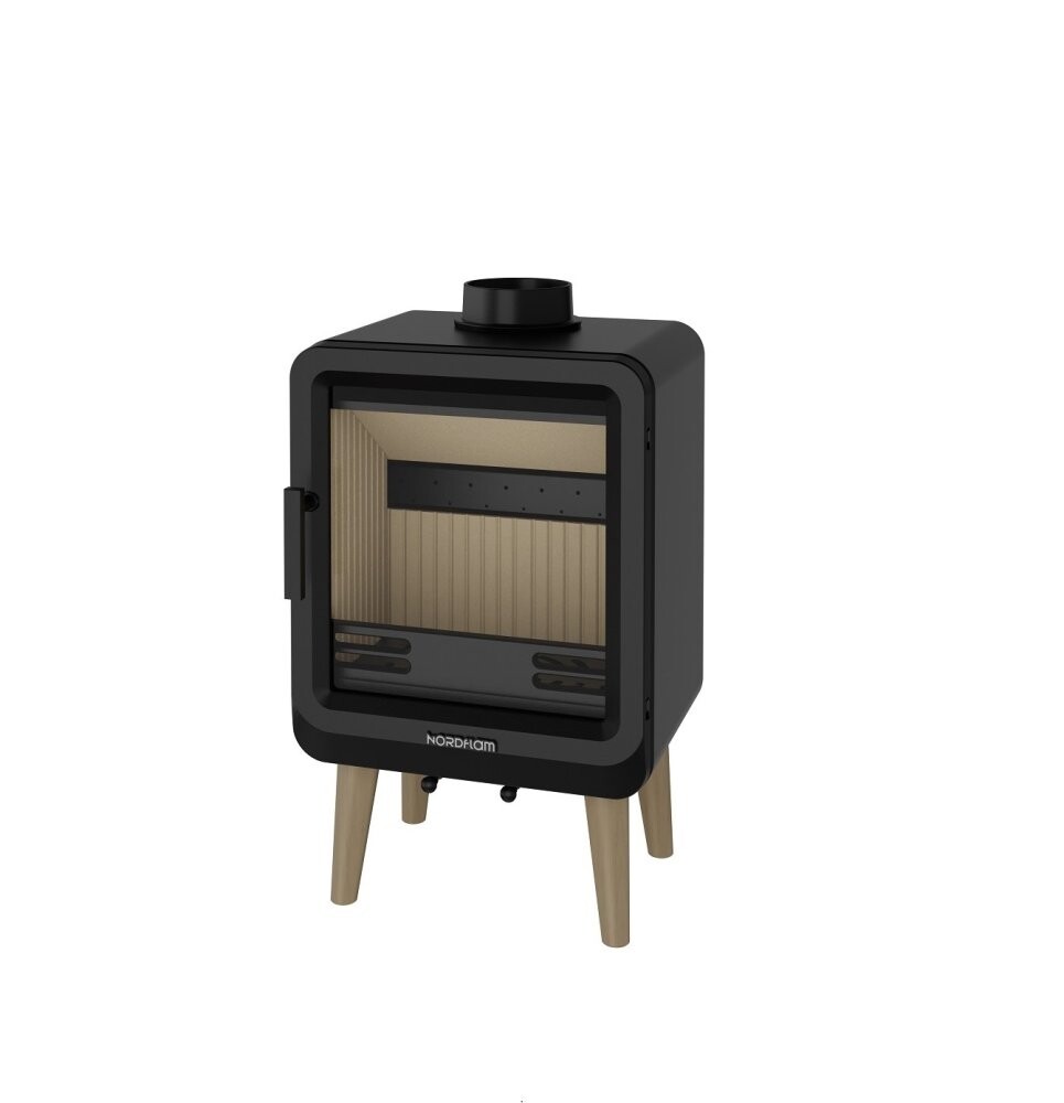 NORDFLAM krbová kamna Flam - černá
