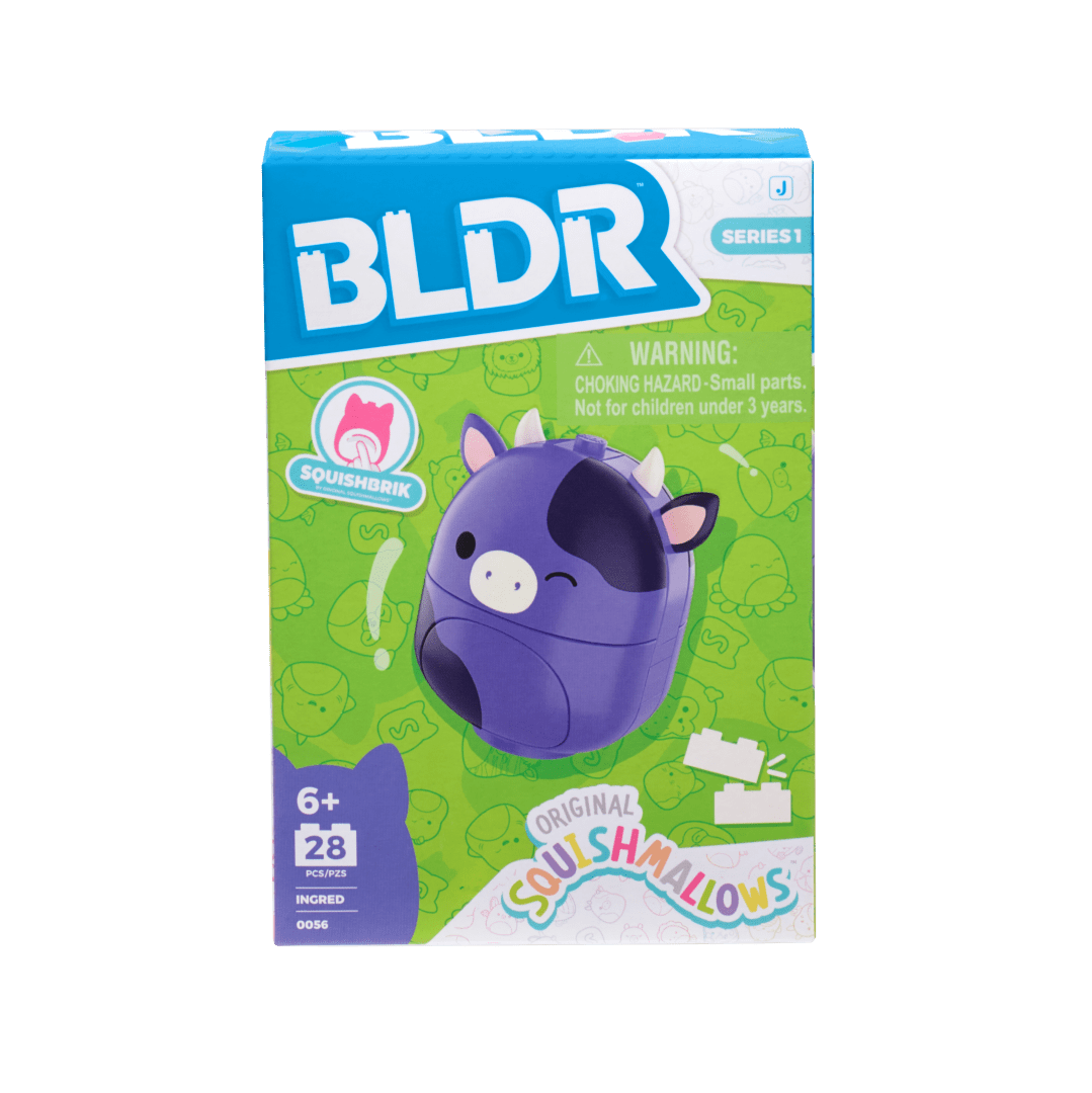 SQUISHMALLOWS Stavebnice BLDR - Kráva Ingred