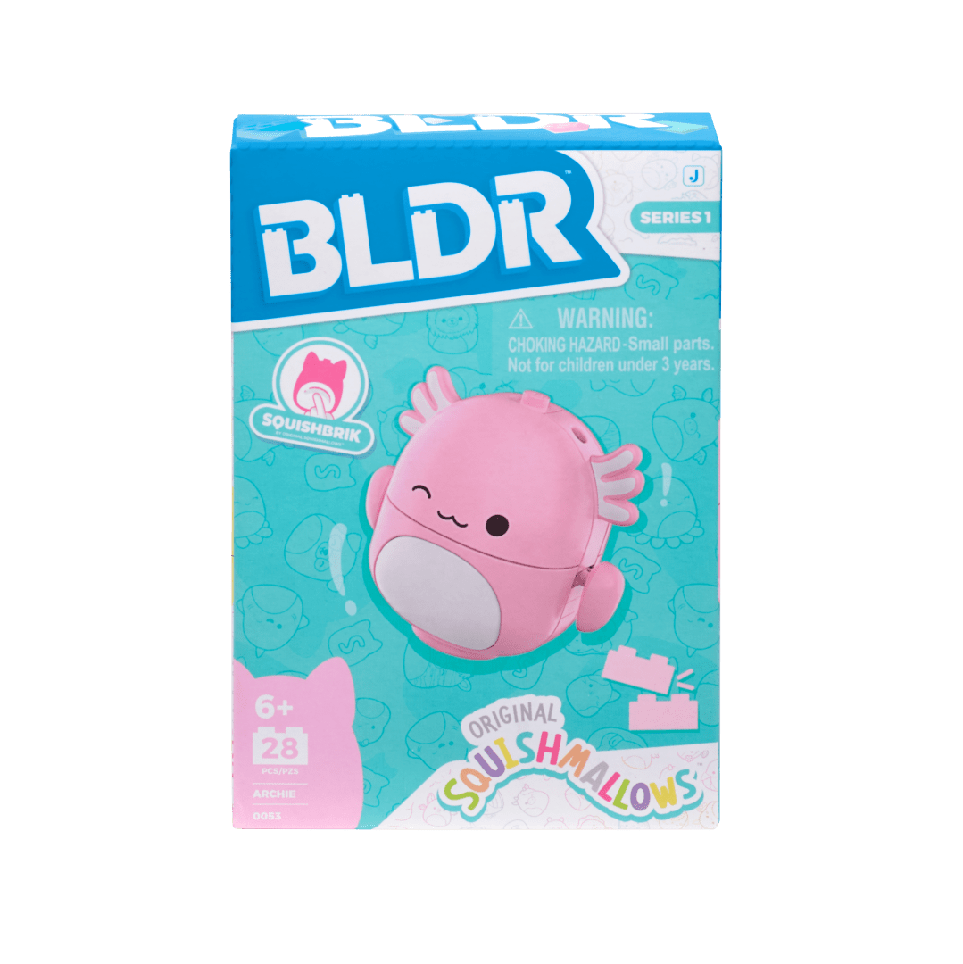 SQUISHMALLOWS Stavebnice BLDR - Axolotl Archie
