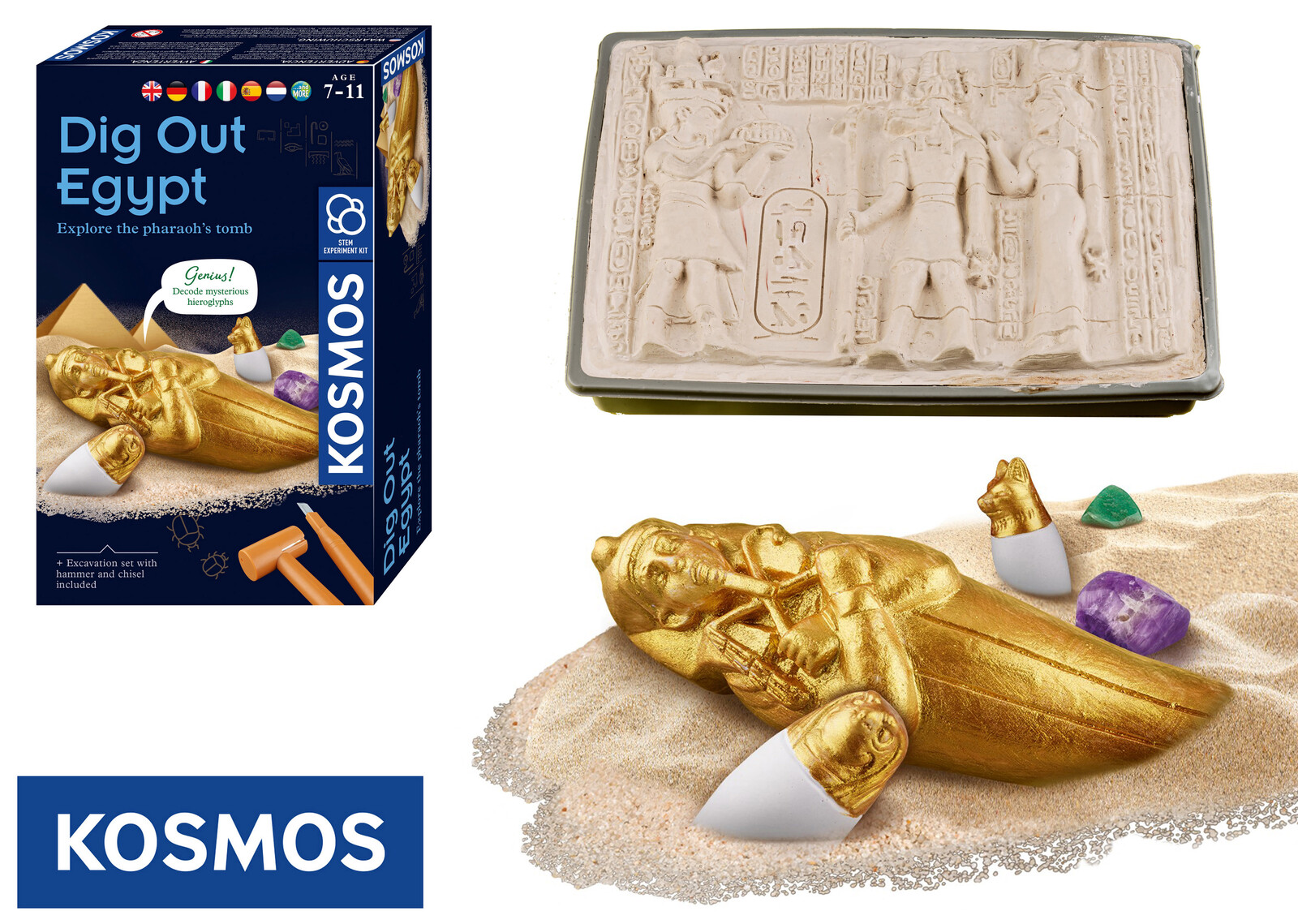 KOSMOS Egyptské vykopávky