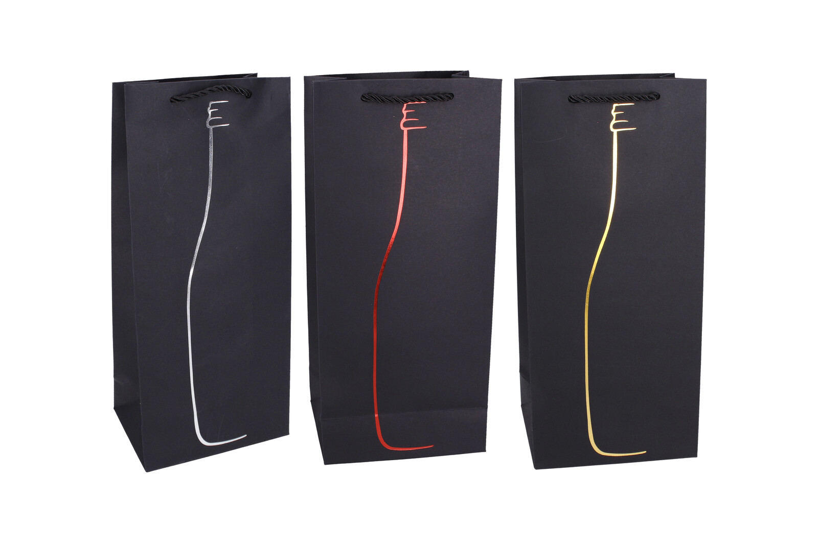 Dárková taška na láhev M 17x38x9 cm Celorok