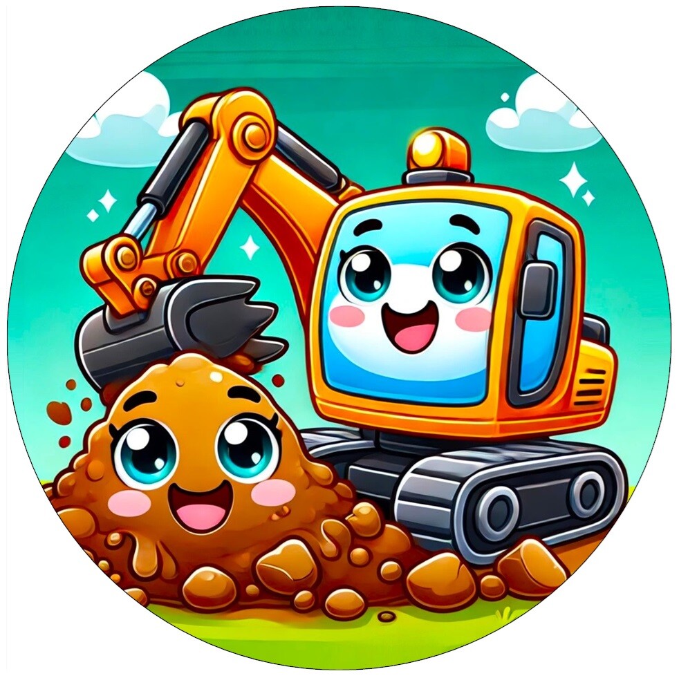 Hospodyňkám.cz Jedlý papír bagr