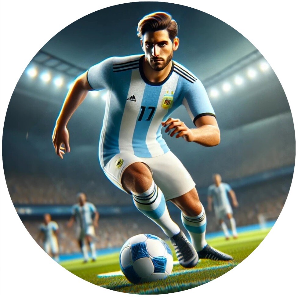 Hospodyňkám.cz Jedlý papír fotbalista