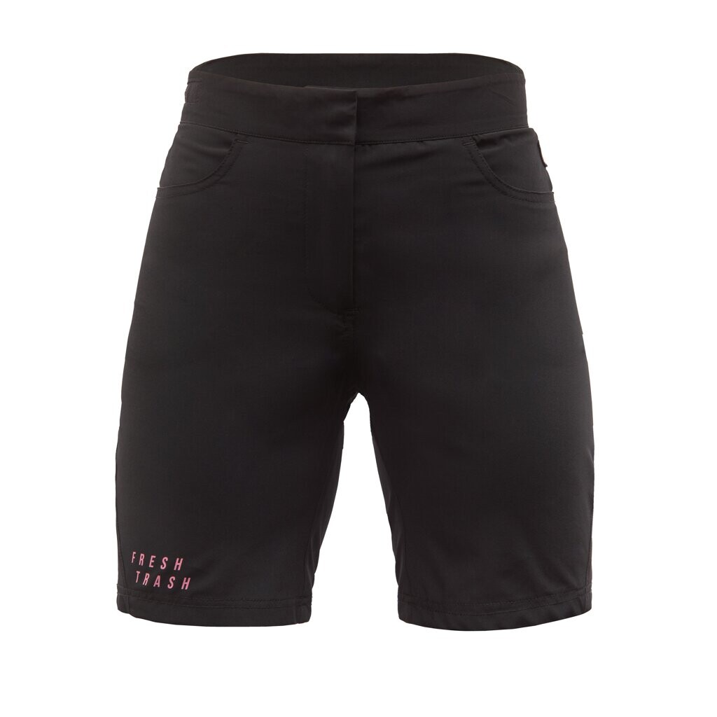 Fresh Trash WOMEN'S RIDER SHORTS TRUE BLACK Velikost: S