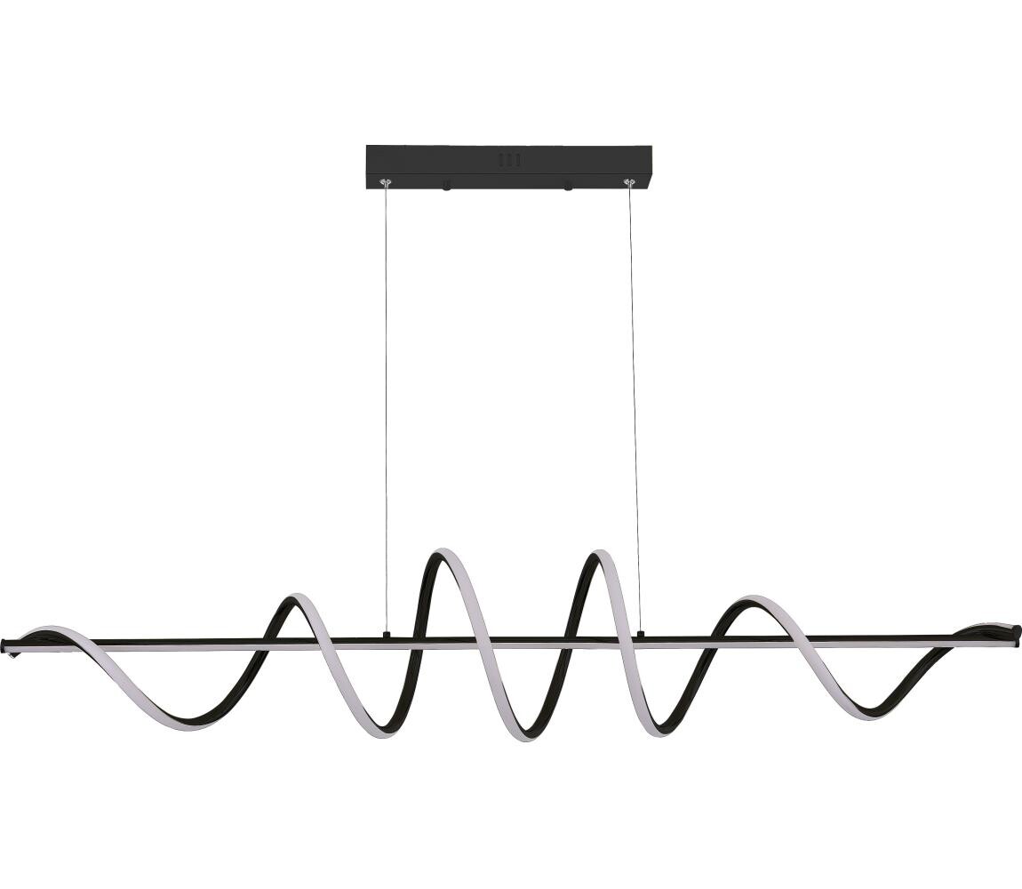 Zuma Line MS902-BK - LED Lustr na lanku ESERO LED/60W/230V černá MS902-BK
