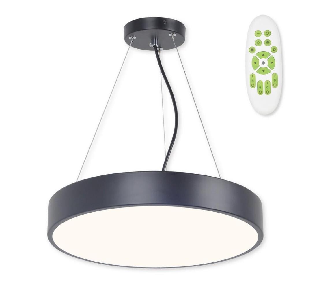 Top Light Metal 40CZ RC - LED Lustr na lanku METAL LED/51W/230V + DO černá Metal 40CZ RC