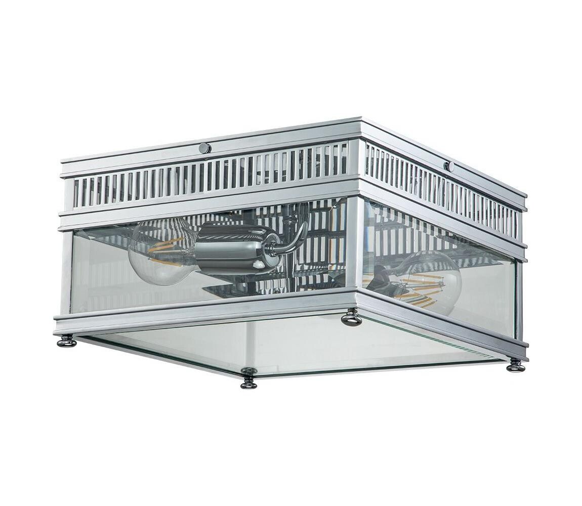 Elstead HOLBORN-F-PC - Venkovní svítidlo HOLBORN 2xE27/60W/230V IP44 les. chrom HOLBORN-F-PC