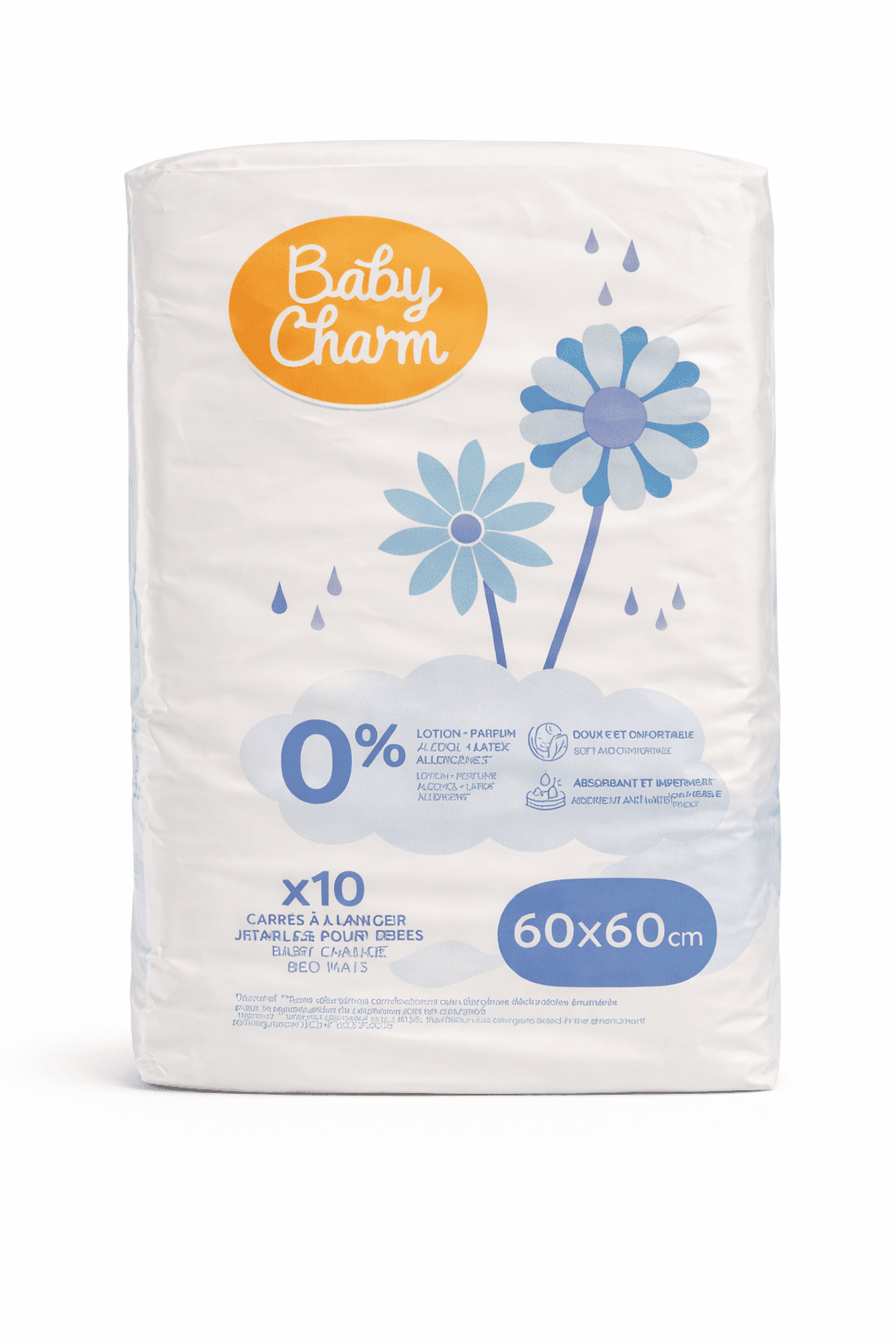 Baby Charm přebalovací podložky 60 x 60, 10 ks