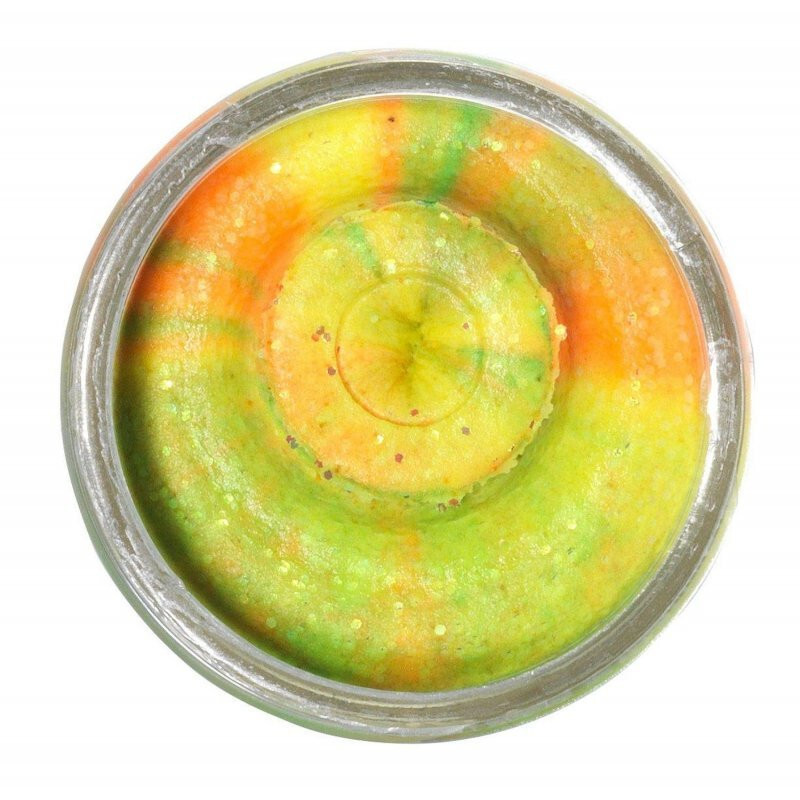 Berkley - Power Bait Natural Glitter- Pstruhové Těsto Garlic Rainbow 50g