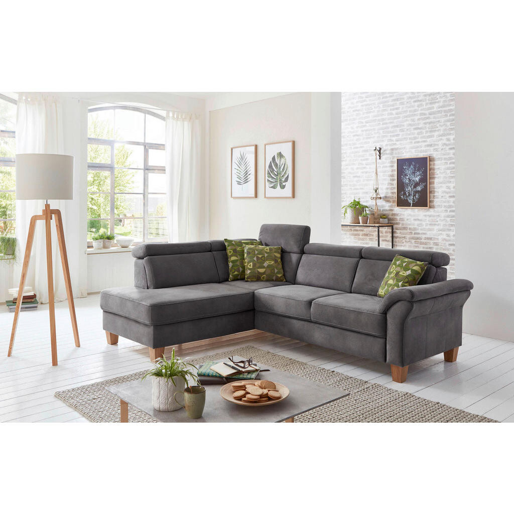 Sit & More ROHOVÁ SEDAČKA, textil, antracitová