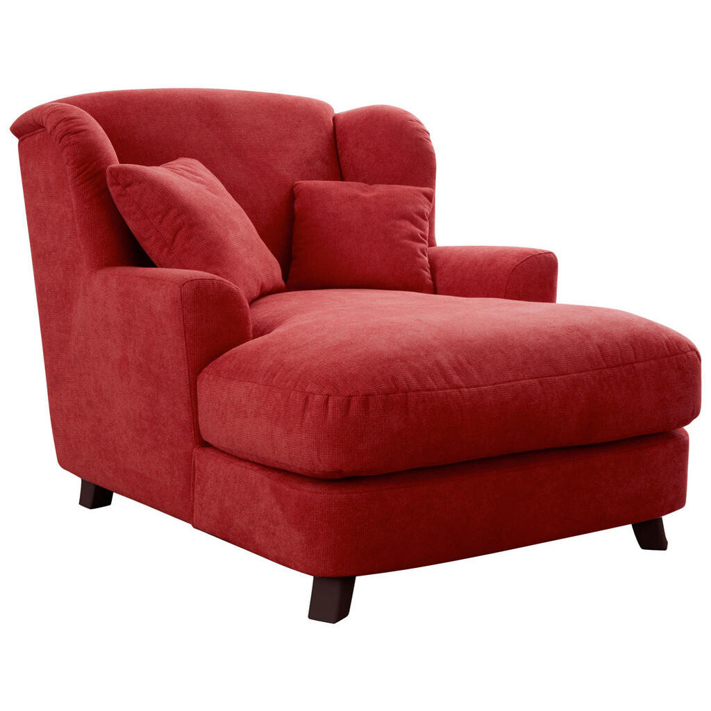 Sit & More XXL KŘESLO, textil, kompozitní dřevo, červená