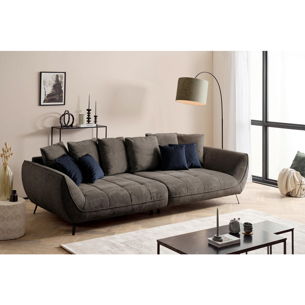Livetastic POHOVKA BIG SOFA, textil, hnědá