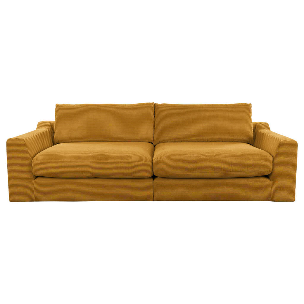 Sit & More POHOVKA BIG SOFA, textil, hořčicově žlutá
