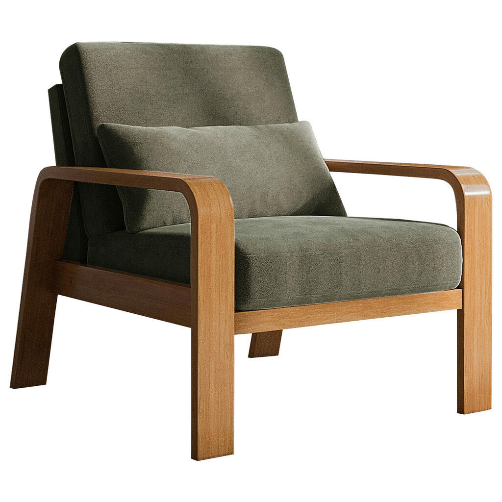 Sit & More TELEVIZNÍ KŘESLO, textil, olivově zelená