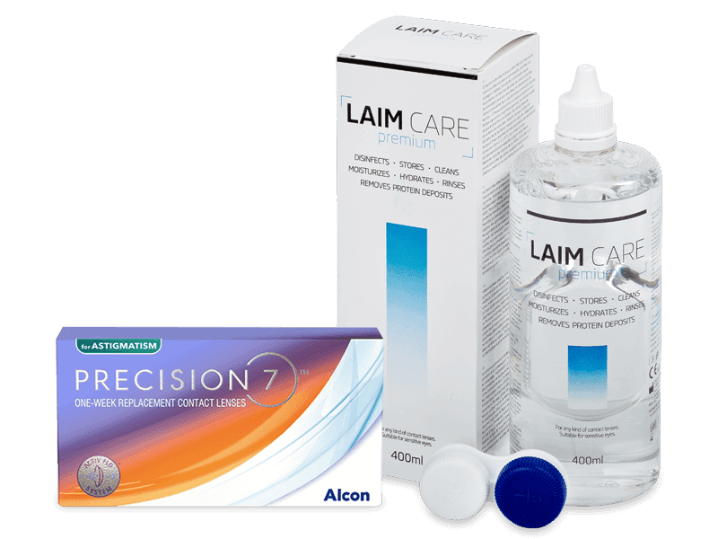 Precision7 for Astigmatism (12 čoček) + roztok Laim Care 400 ml