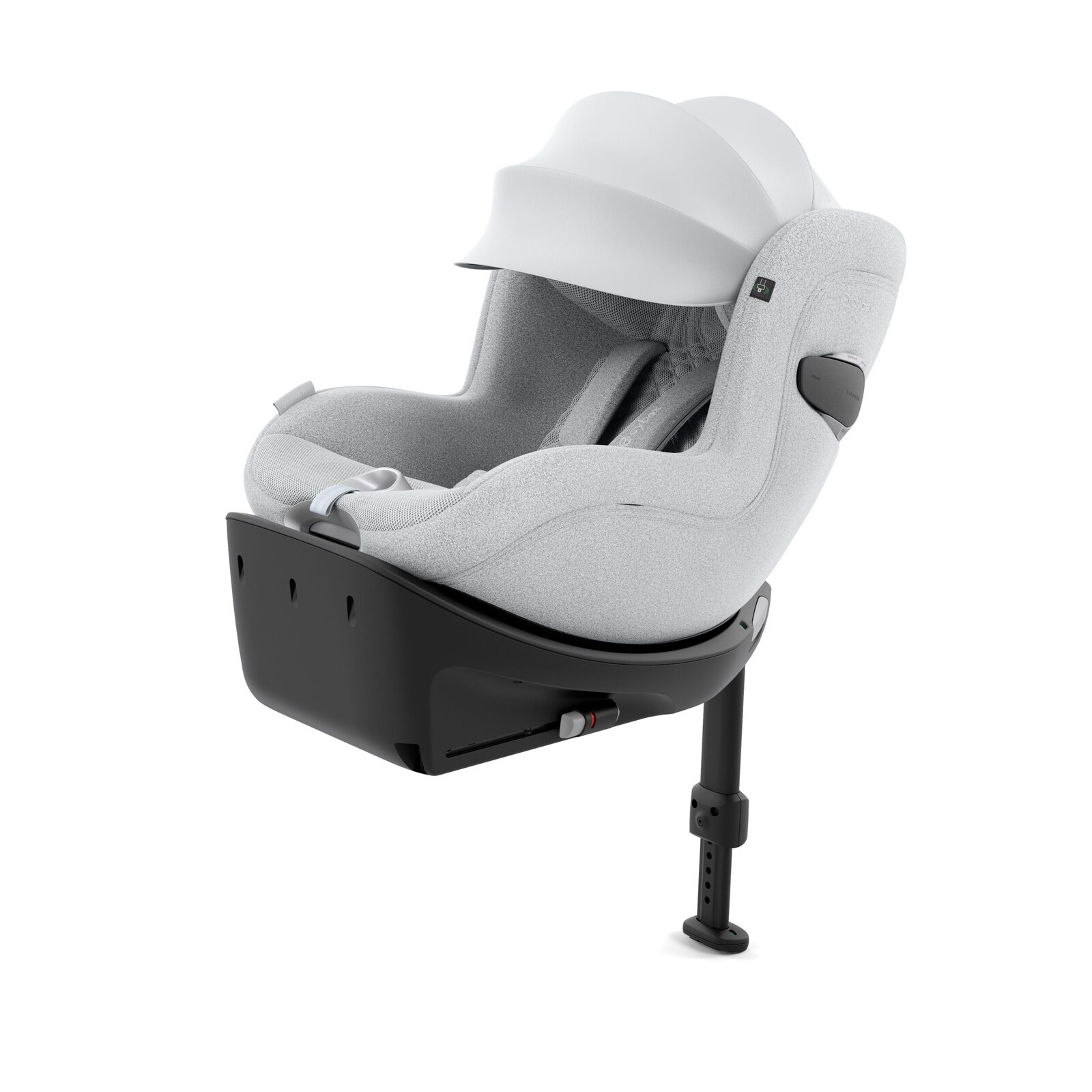 Cybex SIRONA Ti I-SIZE PLUS Platinum White | light grey
