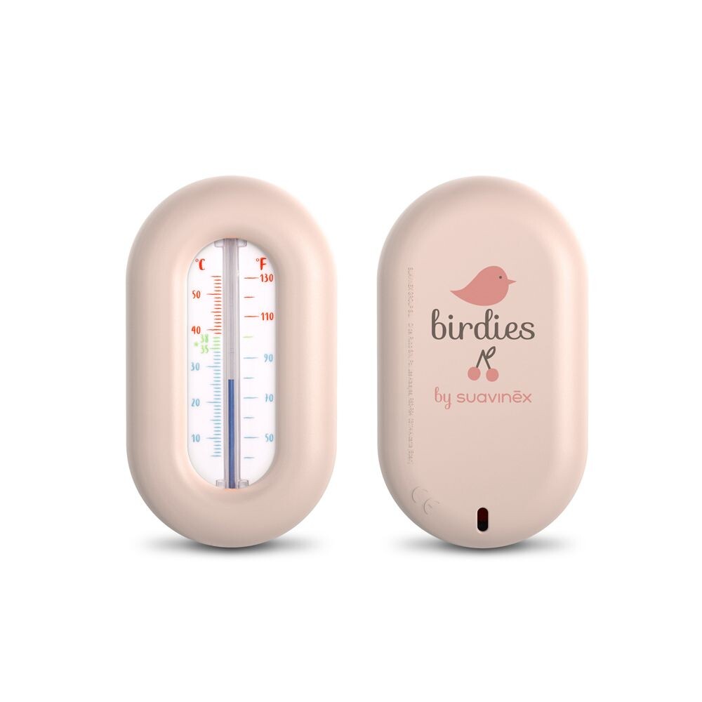 Suavinex Teploměr do vany BIRDIES - růžový