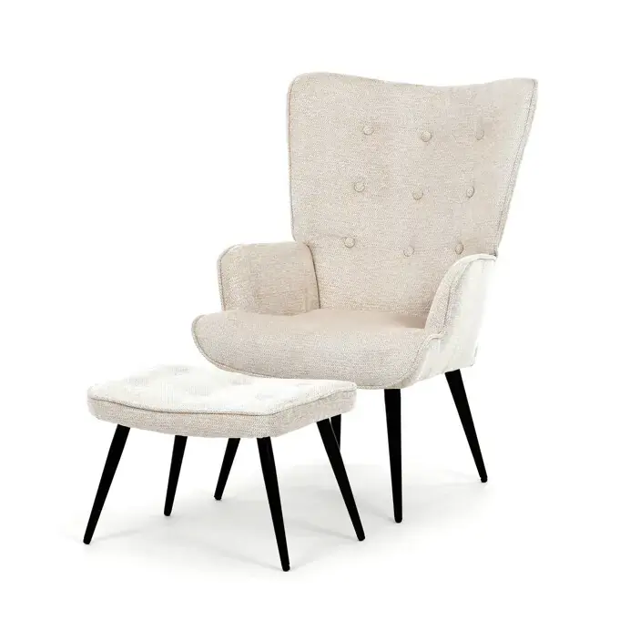 Autronic Křeslo s podnožkou AK-303 CRM2