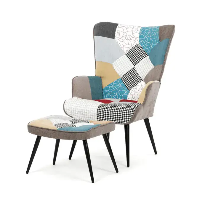 Autronic Křeslo s podnožkou AK-303 PW2