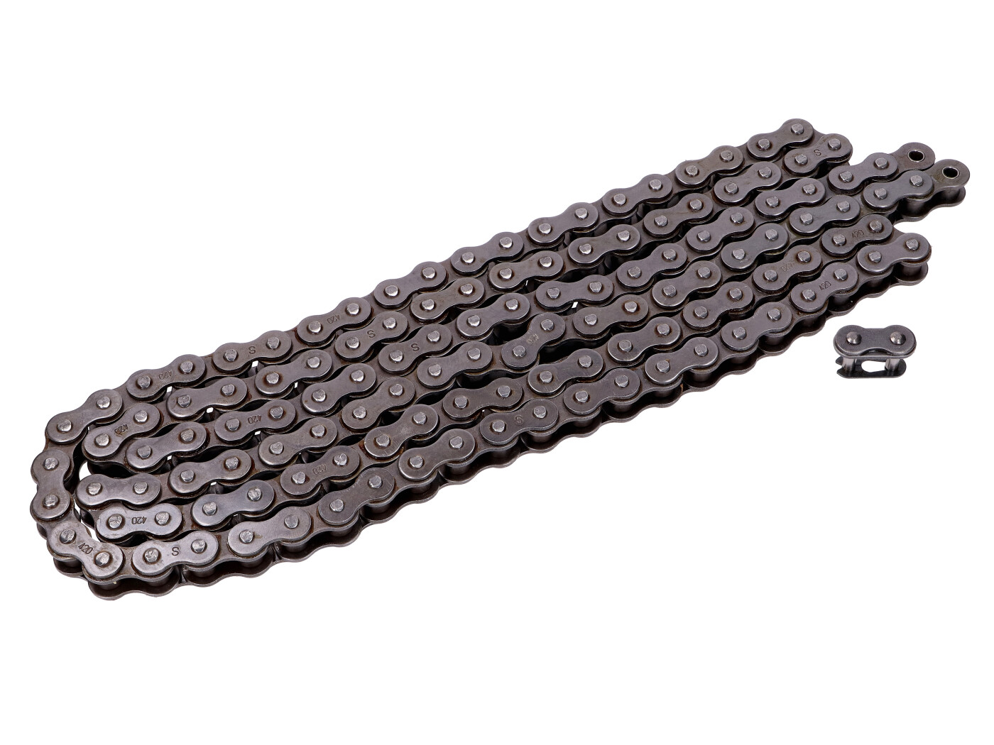 Řetěz Esjot 420 x 128 článků včetně spojky řetězu pro NSU Lux, Göricke