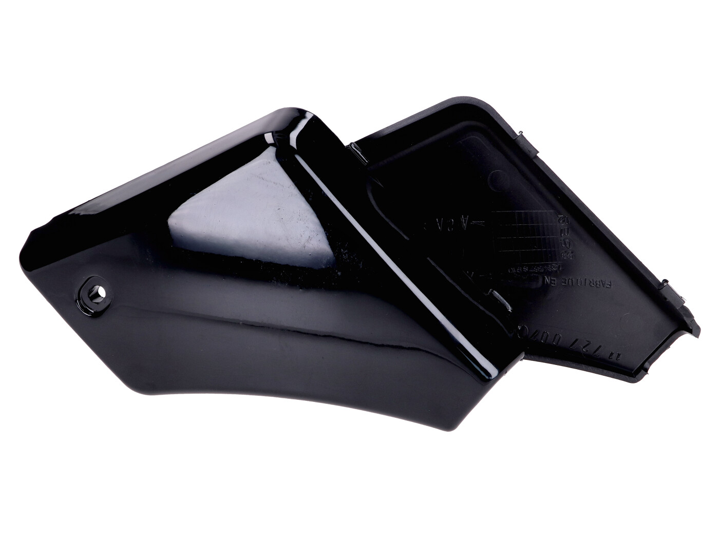 RSM Technologie Sada bočních krytů toolbox černá nelakovaná pro Peugeot 103, SPX, Vogue