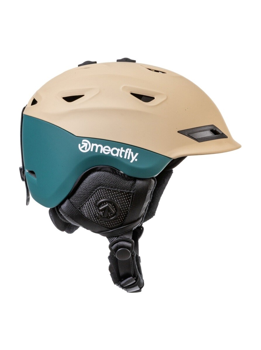 Snb & ski helma meatfly zenor béžová/zelená m/l