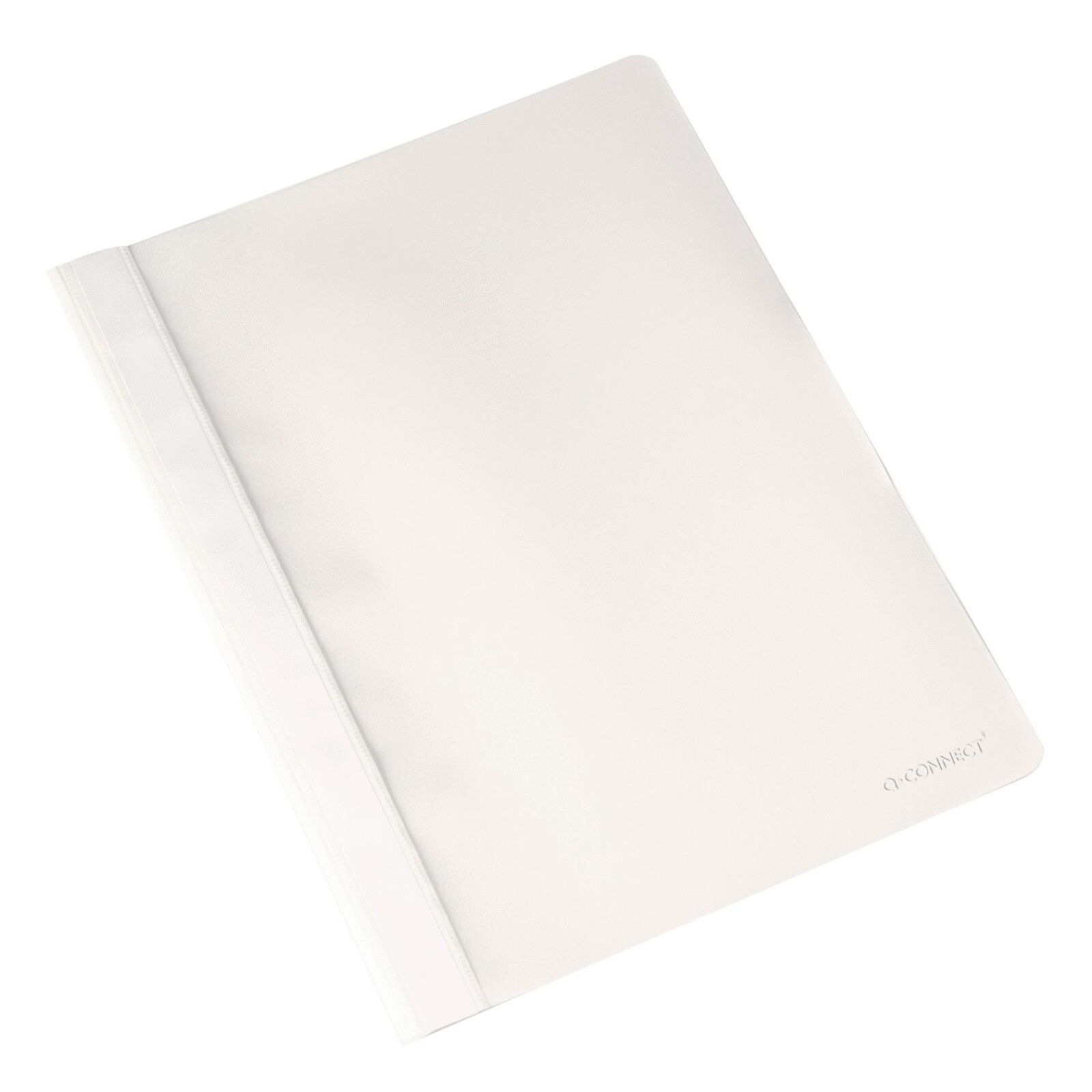 Plastové rychlovazače Q-Connect - A4, bílé, 25 ks