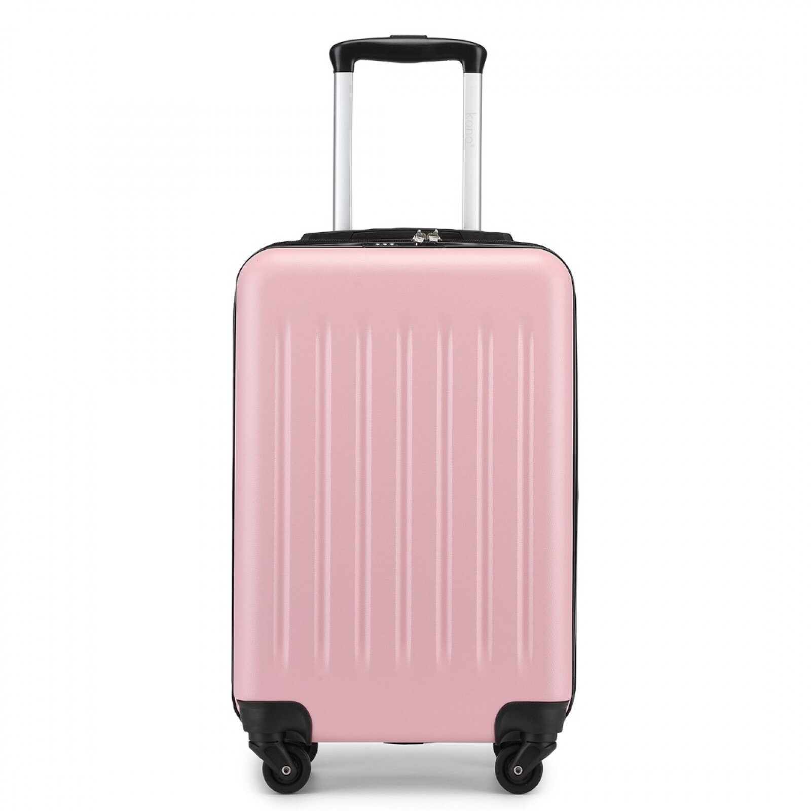 Lehký kabinový ABS+PC kufr Kono - růžový - 33 L